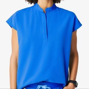 Figs Rafaela Scrub Top (Royal Blue)